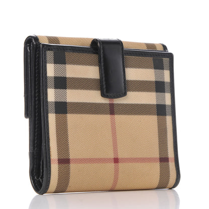 Burberry House Check Compact Wallet Black 3 of 10