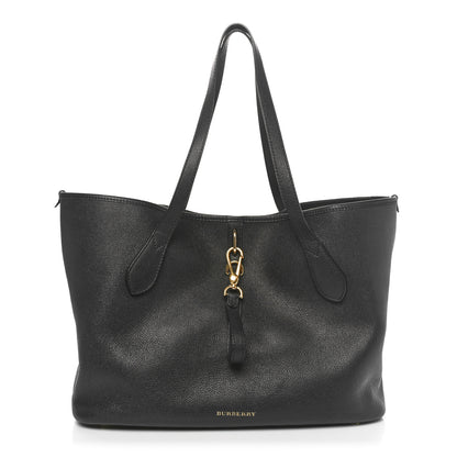 Burberry Grainy Calfskin Medium Honeybrook Tote Black 1 of 9