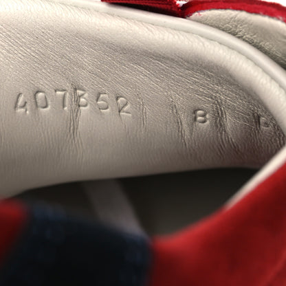Gucci Suede Mens Softy Tek Sneakers 8 Red 7 of 8