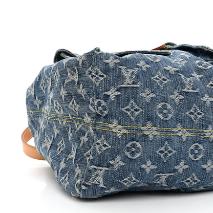 Louis Vuitton Denim Sac a Dos Backpack GM Blue 9 of 11