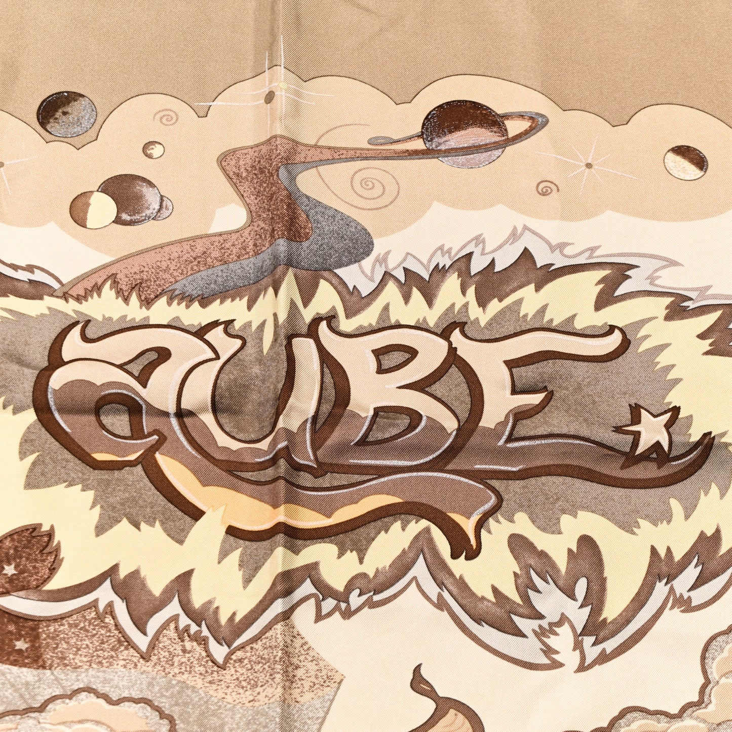 Silk Libres Comme L'Ange Scarf 90 Beige