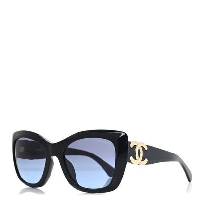 Chanel Acetate Square Sunglasses 71395A Navy 1 of 6