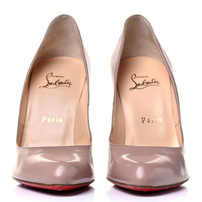 Christian Louboutin Jazz Calfskin Decollete 868 100 Pumps 38 Nude 2 of 5