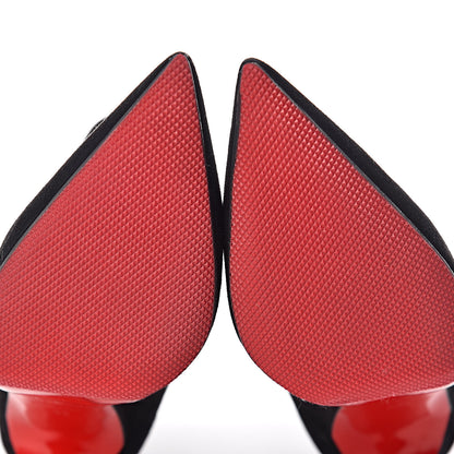 Christian Louboutin Suede So Kate Booty 100 Ankle Boots 38 Black 8 of 11
