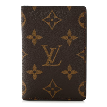 Louis Vuitton Monogram Pocket Organizer Card Holder NM 1 of 8
