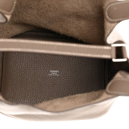 Hermes Taurillon Clemence Picotin Lock 18 PM Etoupe 5 of 13
