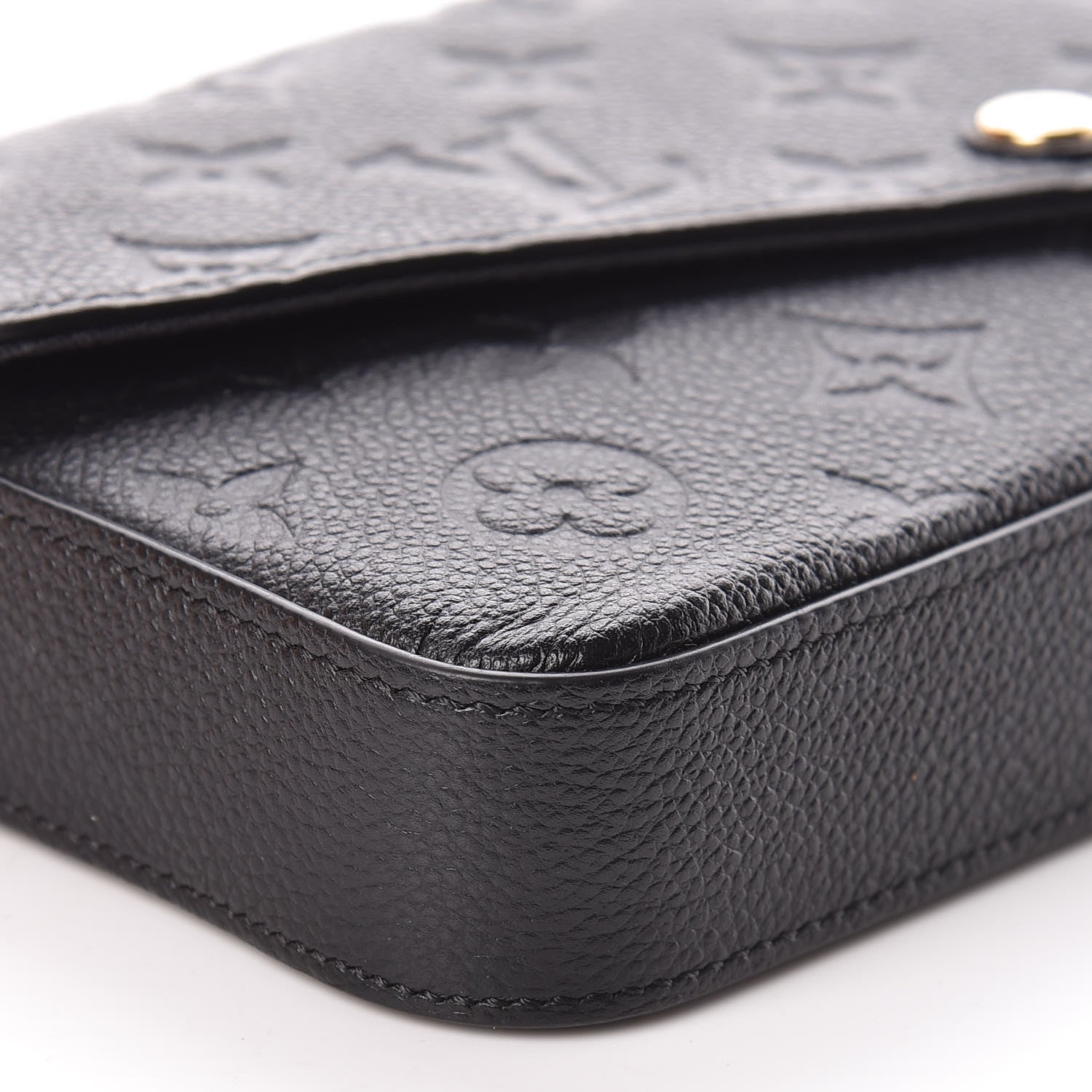 Louis Vuitton Empreinte Pochette Felicie Chain Wallet Black 7 of 10