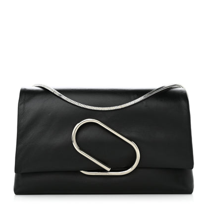 3.1 Phillip Lim Calfskin Alix Soft Flap Clutch Black 1 of 11