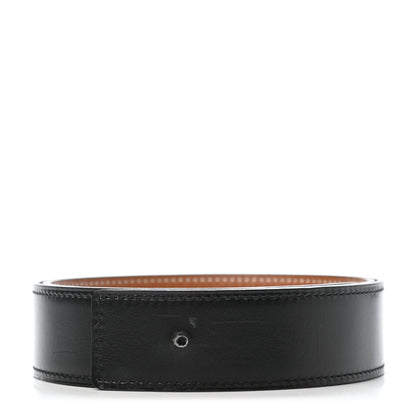 Hermes Box Togo 32mm Belt Strap 75 Black Gold 1 of 5