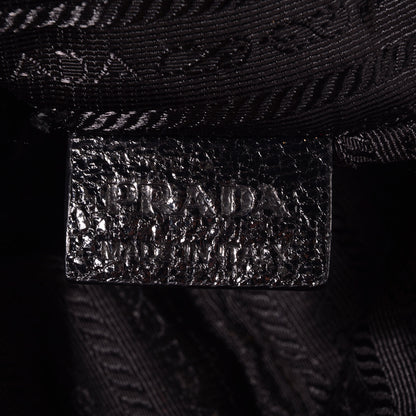 Prada Cervo Lux Chain Shoulder Bag Nero Black 8 of 12