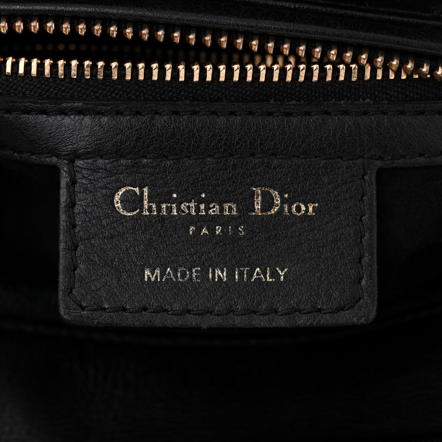 Calfskin Sequins Astrology Medium Lady Dior Black