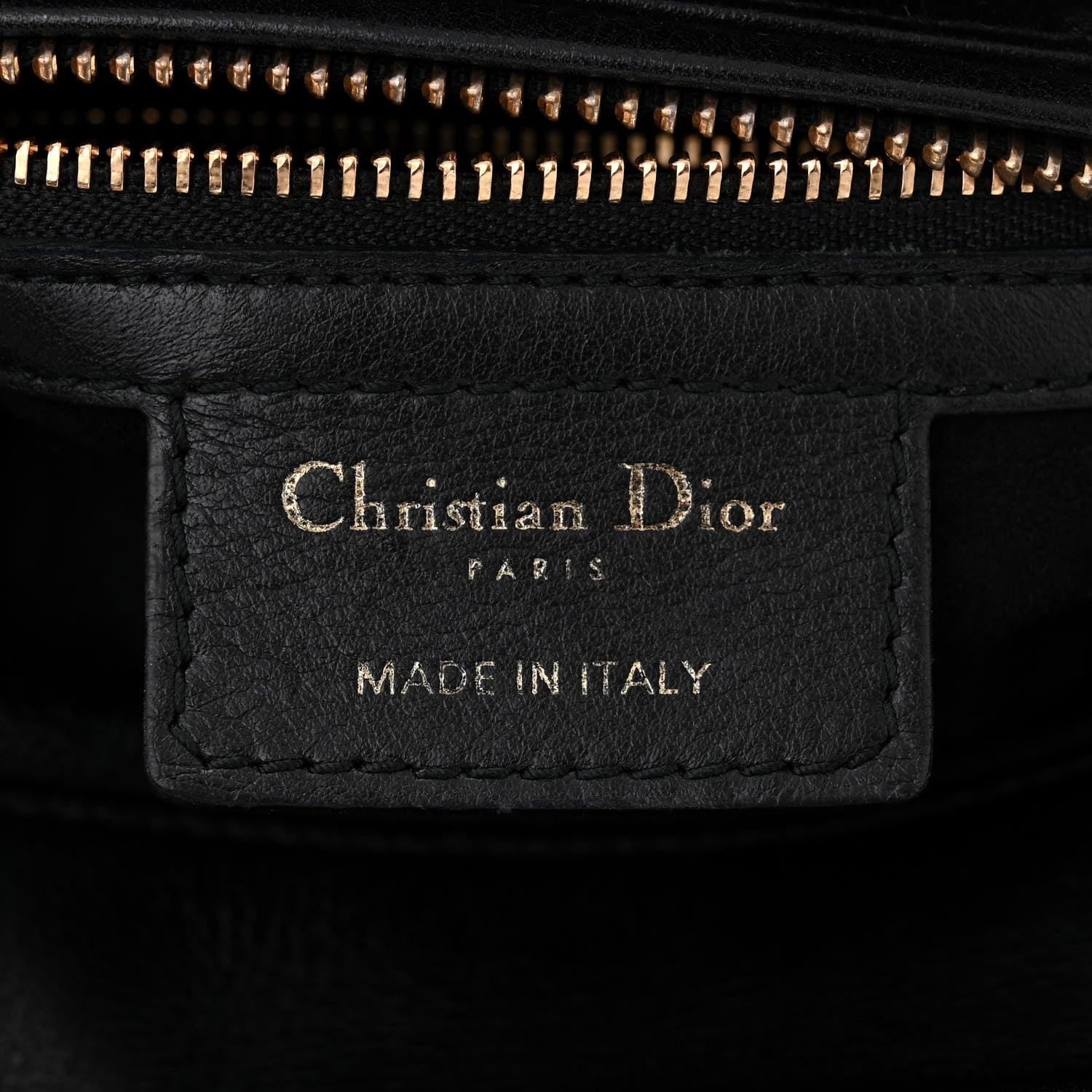 Christian Dior Calfskin Sequins Astrology Medium Lady Dior Black 6 of 12