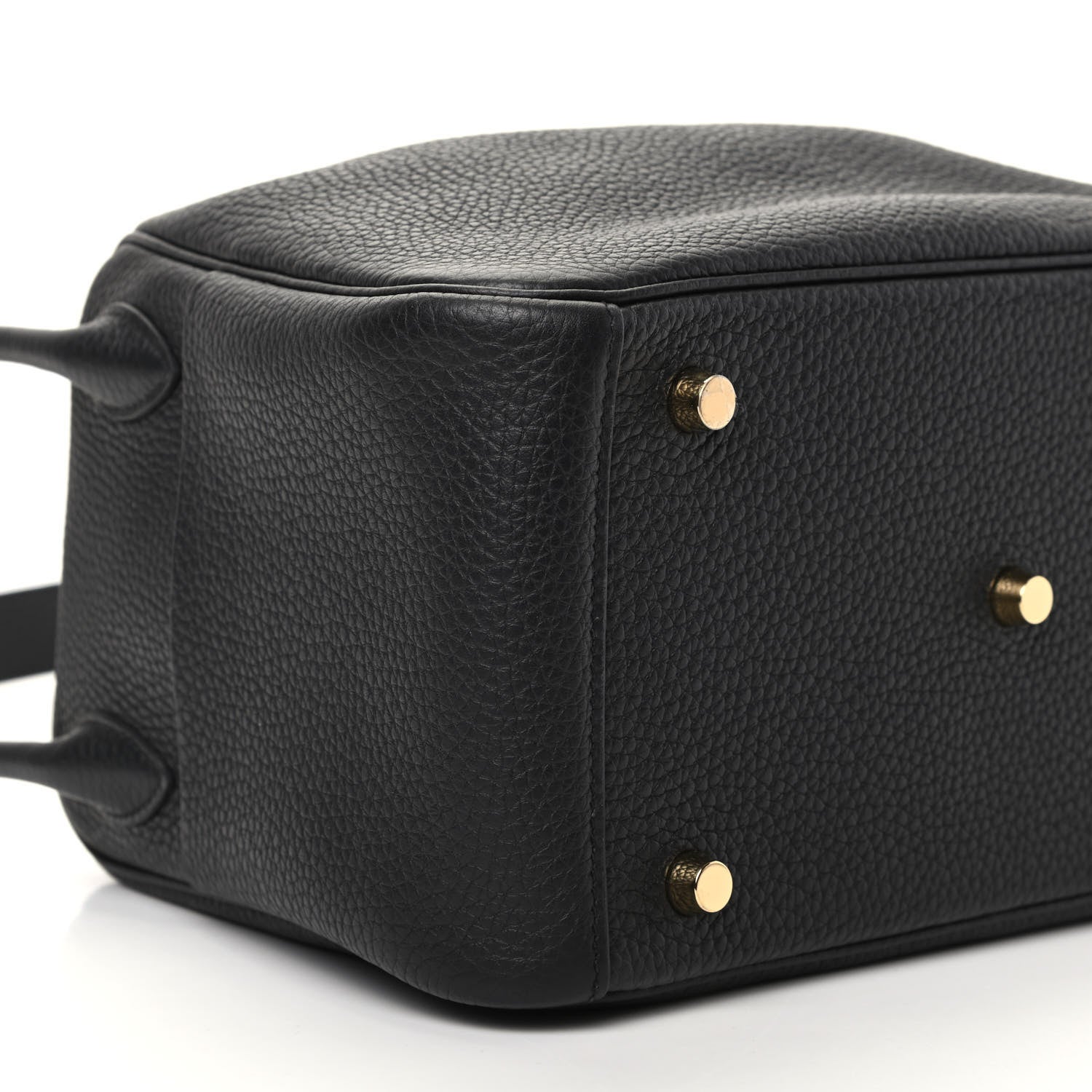 Hermes Taurillon Clemence Lindy 26 Black 6 of 10