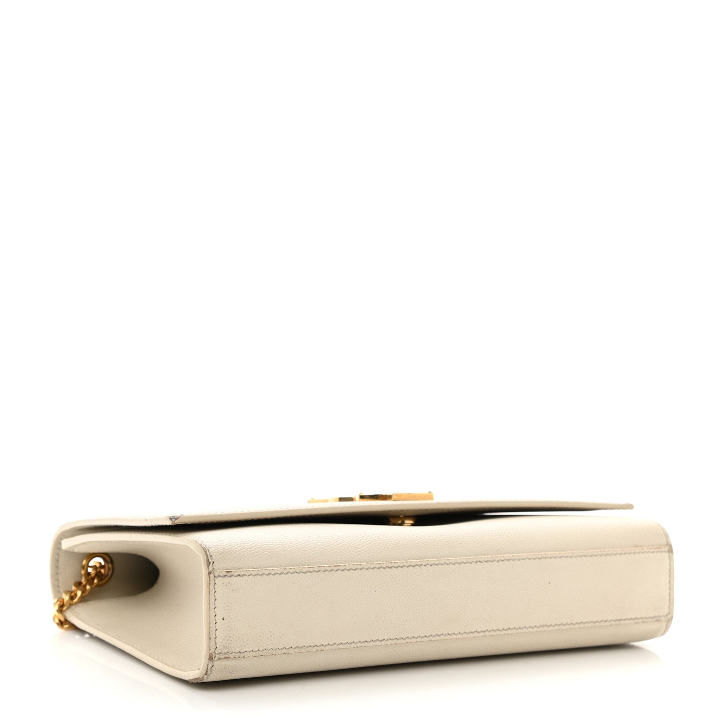 Grain De Poudre Medium Classic Monogram Kate Satchel Crema Soft