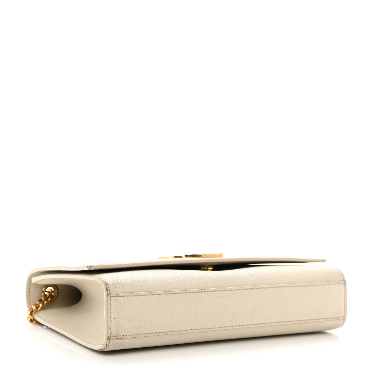 Saint Laurent Grain De Poudre Medium Classic Monogram Kate Satchel Crema Soft 4 of 10