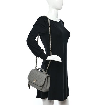 Chanel Caviar Quilted Medium Business Affinity Flap Grey 2 of 11