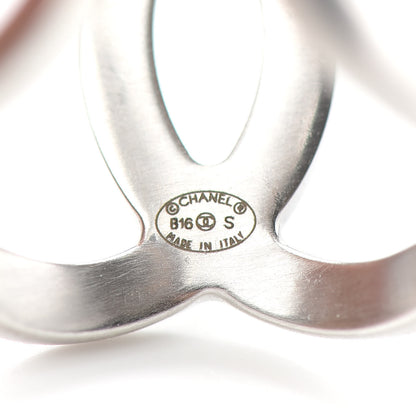 Chanel Metal CC Ring 6.25 Silver 5 of 5