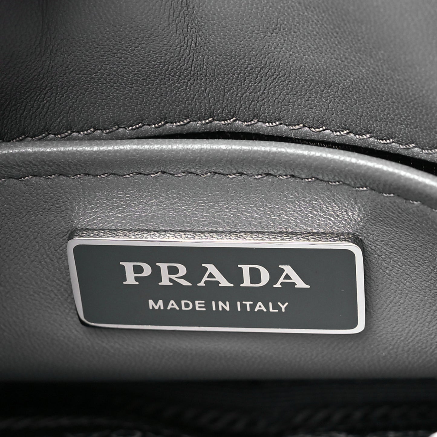 Nappa Triangle Stitched Small Spectrum Bag Marmo