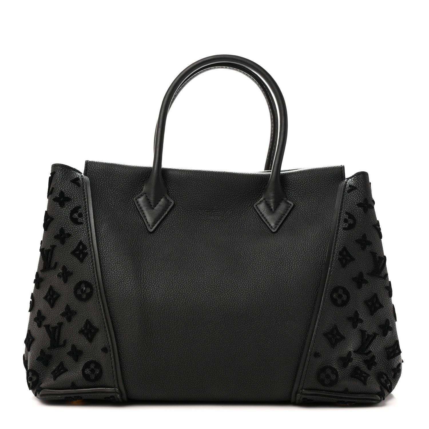 Louis Vuitton Veau Cachemire Tote W PM Black 1 of 9