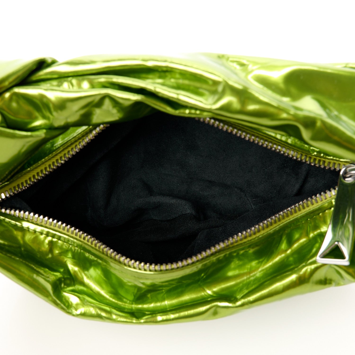 Bottega Veneta Metallic Crushed Calfskin Mini Jodie Chlorophyll 5 of 11