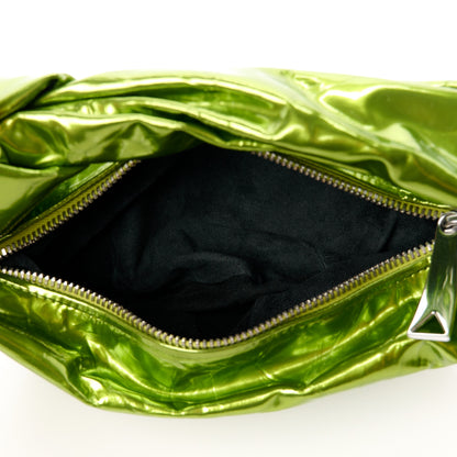 Bottega Veneta Metallic Crushed Calfskin Mini Jodie Chlorophyll 5 of 11