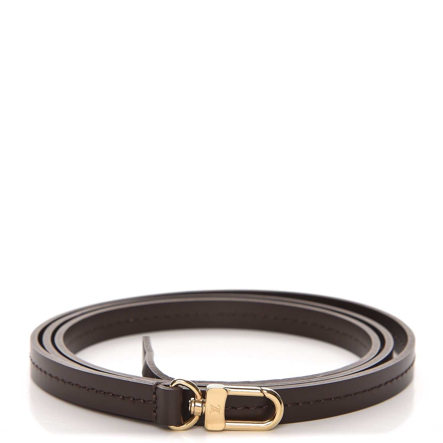 Louis Vuitton Calfskin 12mm Favorite Long Strap Brown 1 of 6