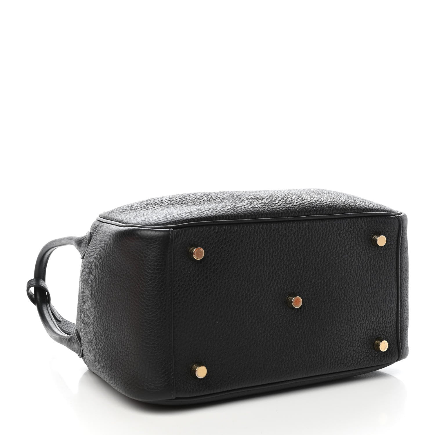 Hermes Taurillon Clemence Lindy 26 Black 4 of 10