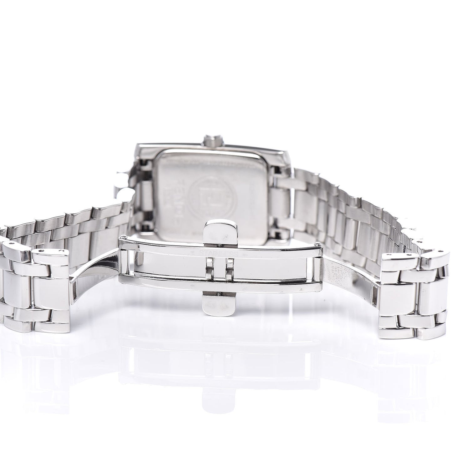 Stainless Steel 21mm Quartz Watch Black