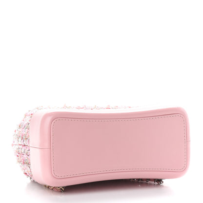 Chanel Tweed Calfskin Quilted Gabrielle Backpack Pink 4 of 10