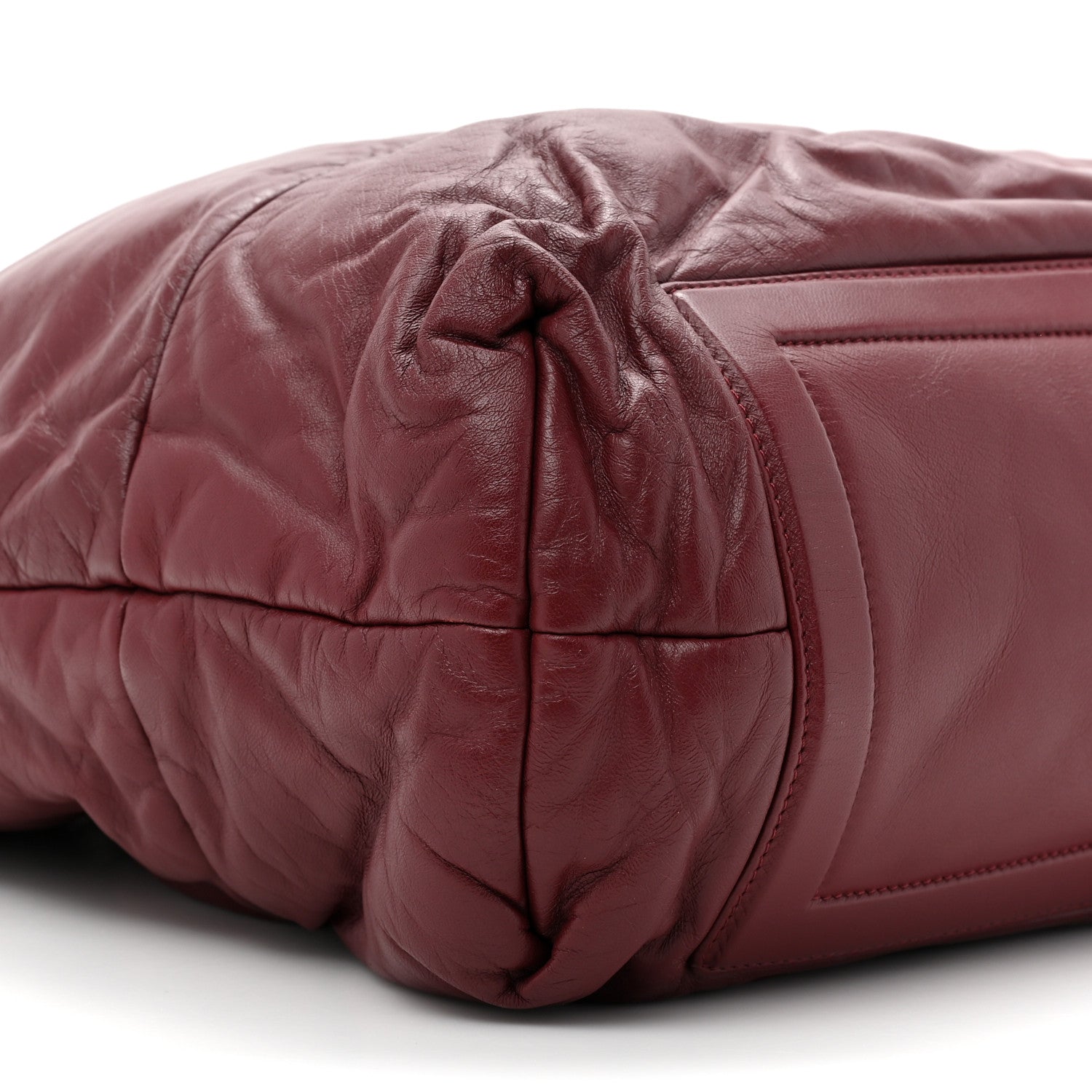 Chanel Lambskin Quilted Large Coco Cocoon Tote Burgundy 9 of 9