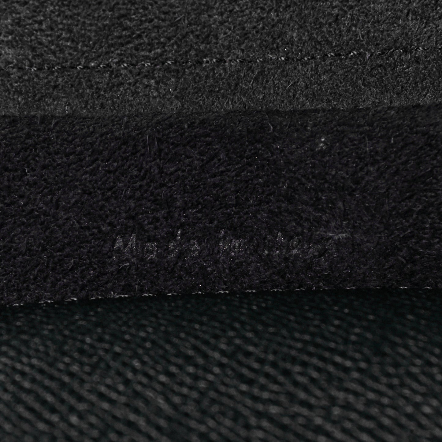 Grained Calfskin Micro Belt Bag Black