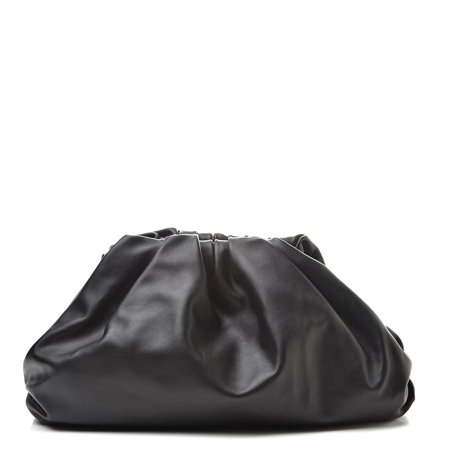 Bottega Veneta Smooth Butter Calf The Pouch Oversized Clutch Black 1 of 9