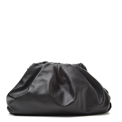 Bottega Veneta Smooth Butter Calf The Pouch Oversized Clutch Black 1 of 9