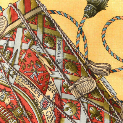 Hermes Silk Les Tambours Scarf 90 5 of 6