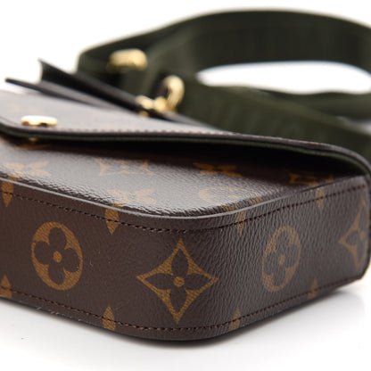 Louis Vuitton Monogram Felicie Strap & Go Kaki 8 of 9