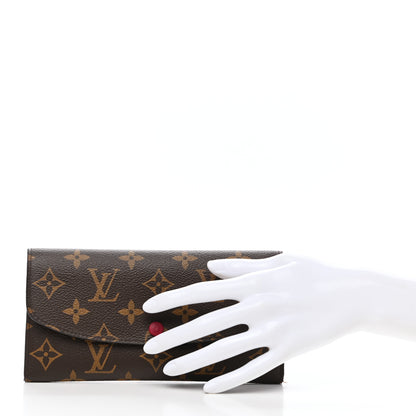 Louis Vuitton Monogram Emilie Wallet Fuchsia 2 of 8
