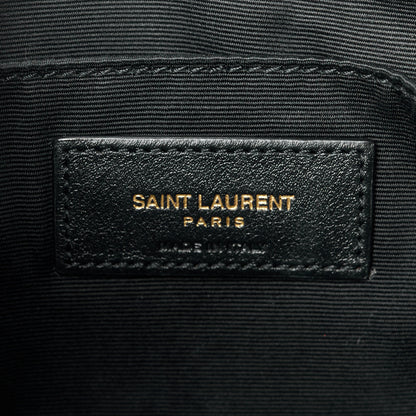 Saint Laurent Calfskin Matelasse Monogram Lou Camera Bag Dark Latte 6 of 11