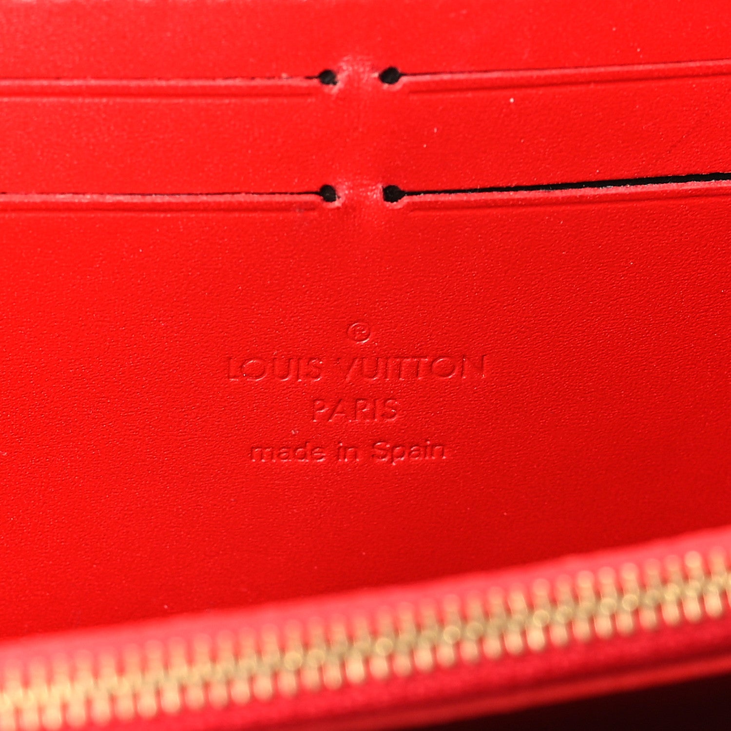 Louis Vuitton Vernis Clemence Wallet Cherry 6 of 6