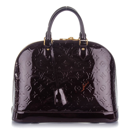 Louis Vuitton Vernis Alma MM Amarante 1 of 9