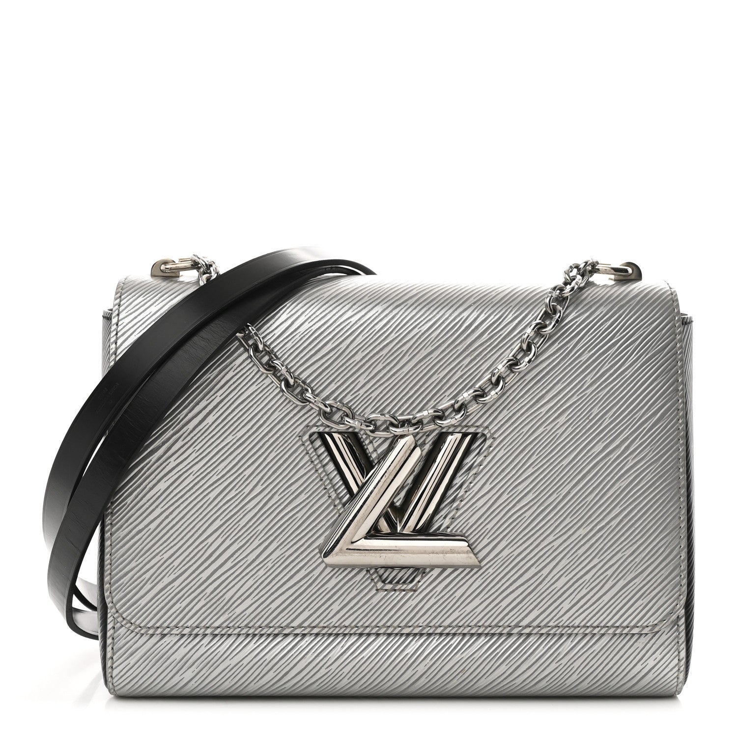 Louis Vuitton Epi Twist Shoulder Bag MM Argent 1 of 11