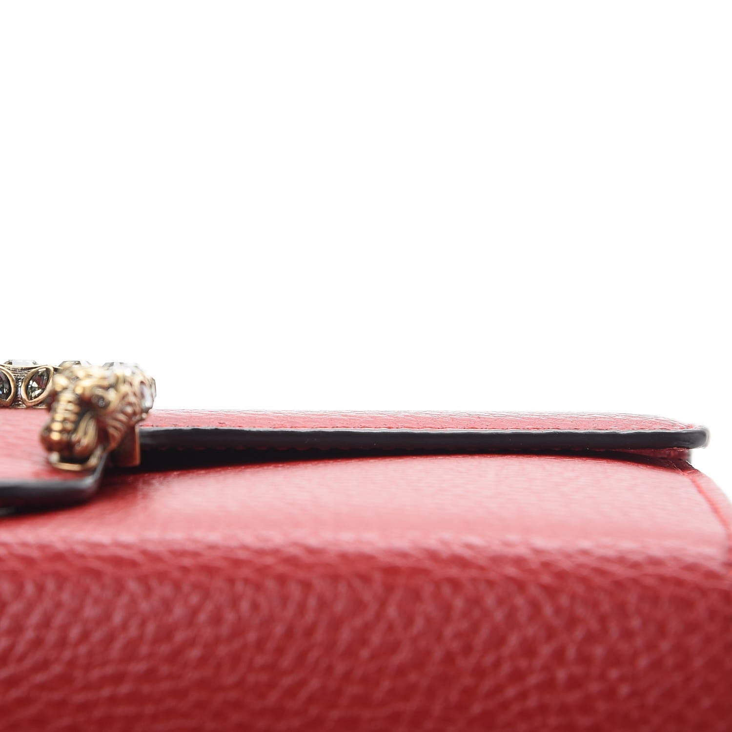 Gucci Calfskin Mini Dionysus Chain Wallet Hibiscus Red 14 of 14