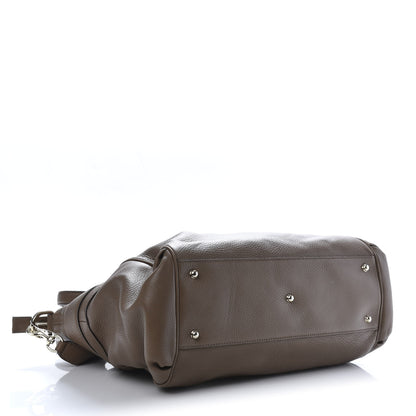 Gucci Calfskin GG Running Tote Brown 4 of 11