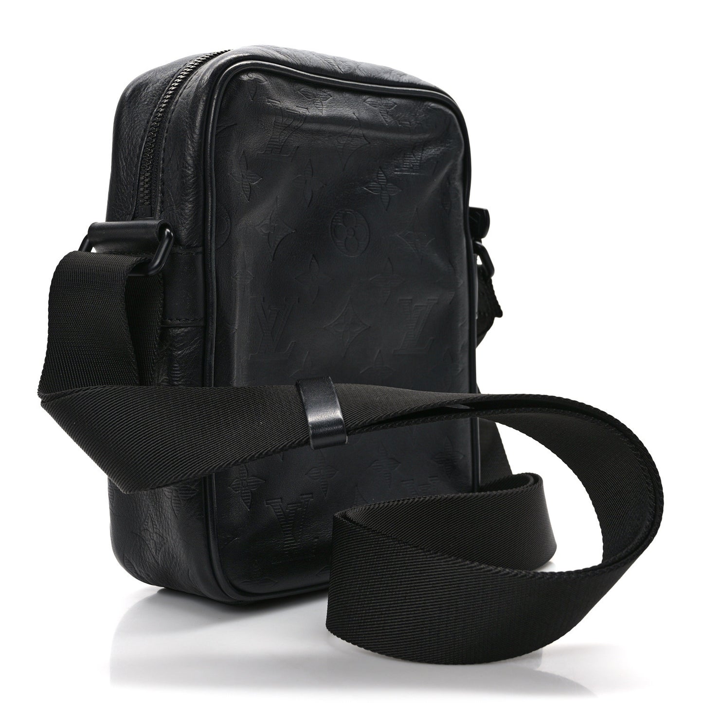 Calfskin Monogram Shadow Danube PM Black