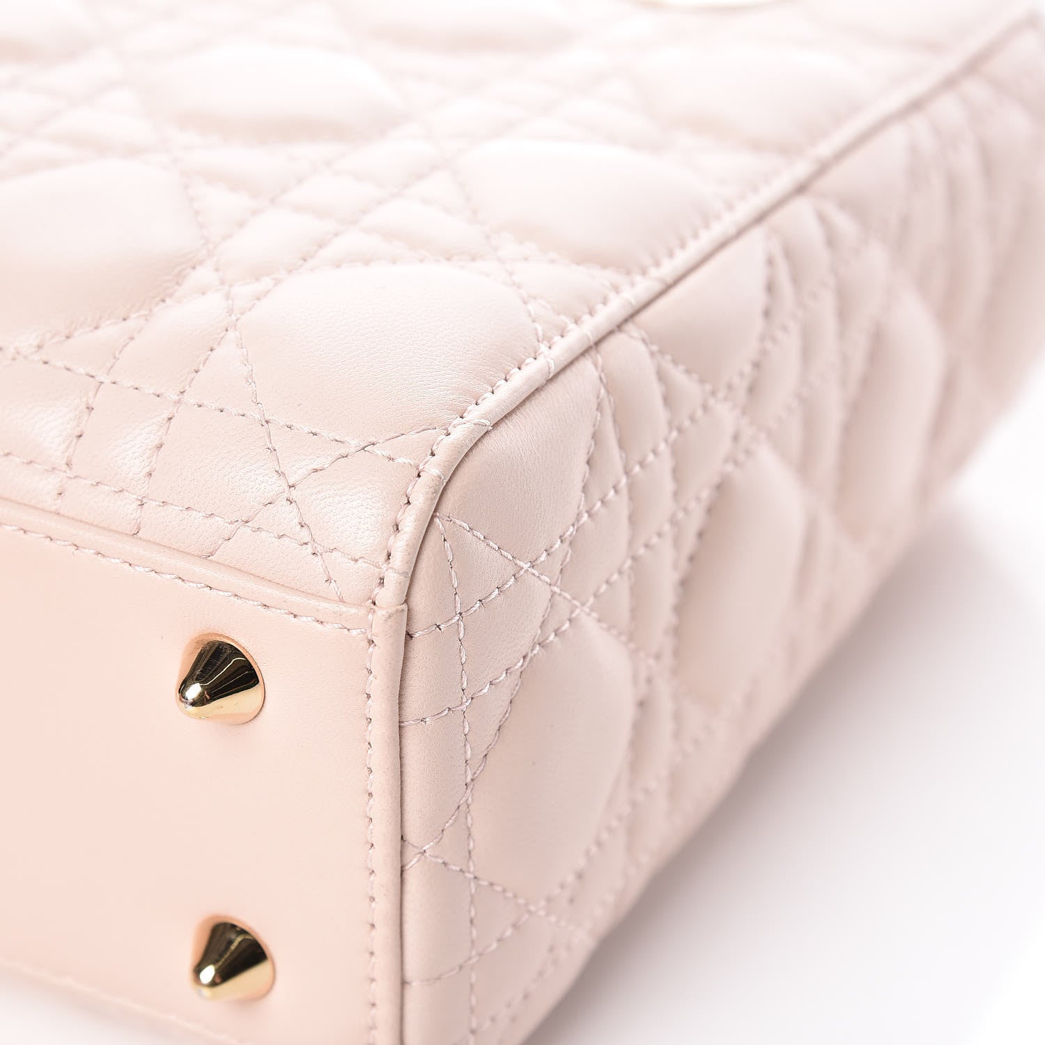Christian Dior Lambskin Cannage Small Lucky Badges My Lady Dior Pink 15 of 25