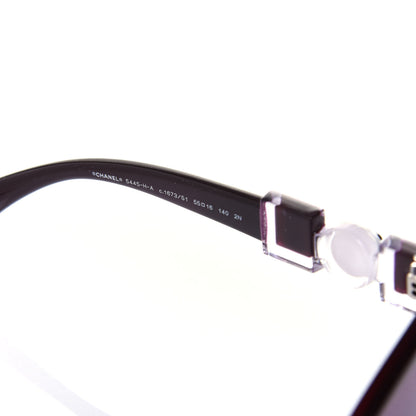 Chanel Acetate Pearl Butterfly Sunglasses 5445-H-A Dark Red 5 of 8
