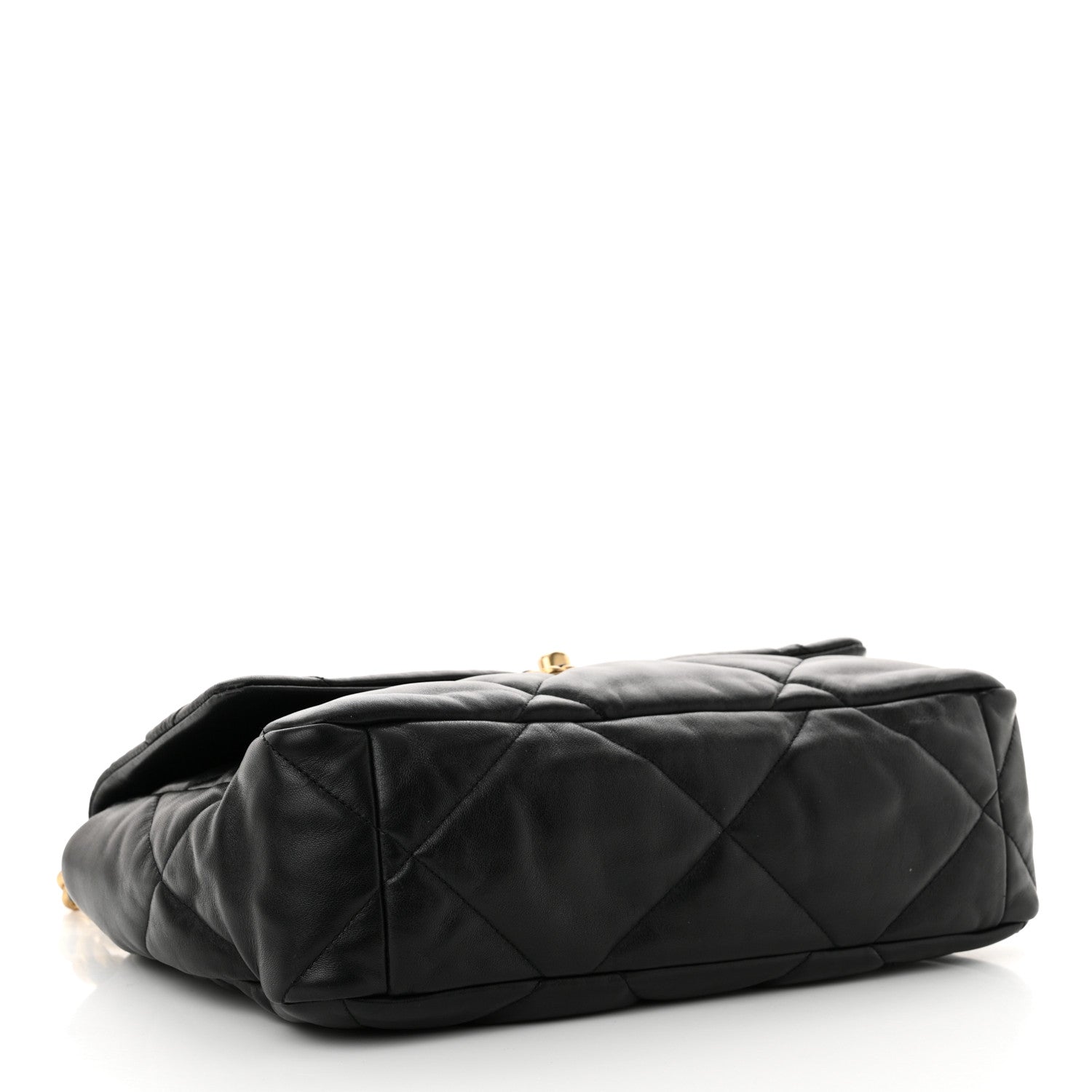 Chanel Lambskin Quilted Large Chanel 19 Flap Black 4 of 12
