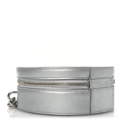 Chanel Metallic Glazed Calfskin Round As Earth Evening Bag Silver 4 of 14