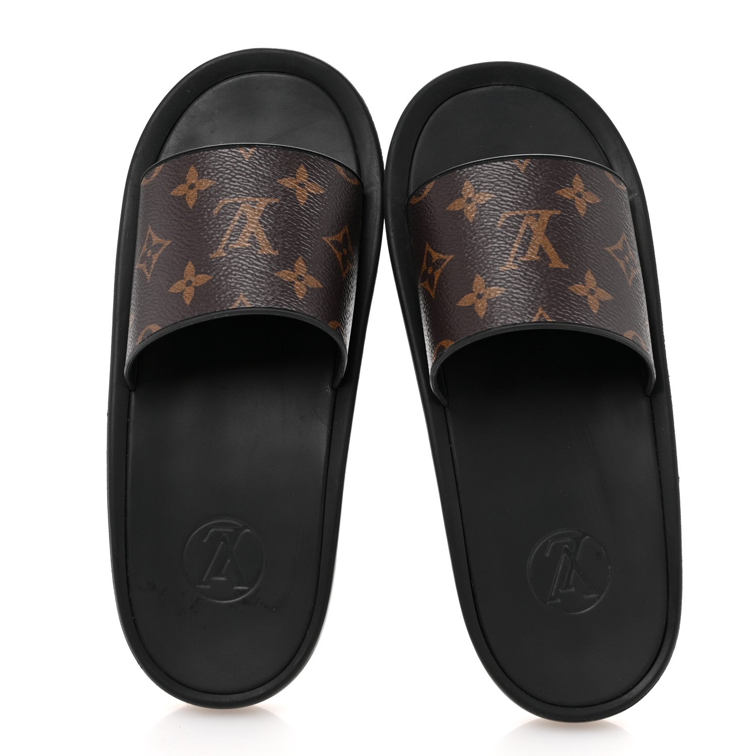 Louis Vuitton Monogram Sunbath Slide Sandals 36 2 of 9