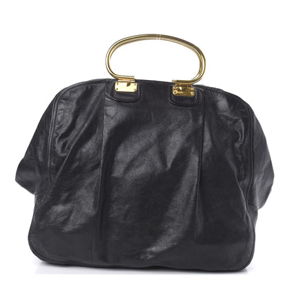 Miu Miu Vitello Vintage Tote Black 1 of 10