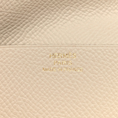 Hermes Epsom Bearn Gusset Wallet Craie 6 of 10